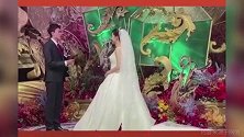 宋龙大婚深情告白 超级宠妻的他还为妻子提着裙摆