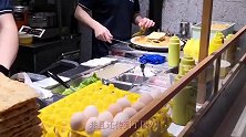韩国的煎饼果子竟长这样，面皮软软得像蛋饼，网友不正宗！