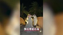 网红玲子自曝结婚，婚礼现场奢华浪漫，老公据说是高州首富之子
