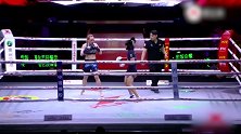中国散打一姐实力碾压南欧老将   打的对手毫无招架之力