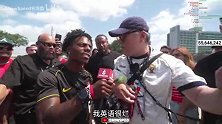 甲亢哥遇见中国球迷 让他用中文给中国和葡萄牙加油