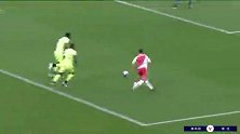 第49分钟摩纳哥球员约维蒂奇进球 摩纳哥1-0第戎