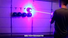 40W激光手威力有多强轻轻一挥斩断整个水果，还有什么切不开