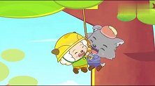智趣羊学堂：懒羊羊和灰太狼抢面包，结果这是猴子的，要挨打了