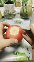 简单苹果花雕刻，一看就会。