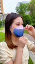 显瘦好看又立体的口罩，带上真的超级美，三层防护，日常使用足够了