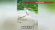 别人海里冲浪，浙江一景区直接在梯田玩尾波冲浪，脑洞大开！