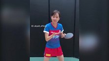 石川佳纯大跳乒乓球舞 这样元气的小姐姐还不领走