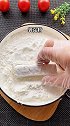 今天做了炸鲜奶，外酥里嫩，美味无穷