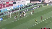 全北获得前场位置绝佳任意球 金甫炅直接起脚造成门将脱手