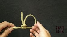 生活中越拉越紧的绳子打结技巧，农村人都会
