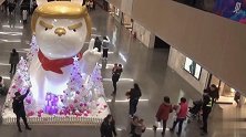 老外学中国过狗年 弄了只哈士奇当吉祥物