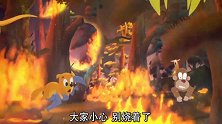 虹猫蓝兔七侠传：虹猫带领大家冲出火海，与魔道在火海中激烈大战