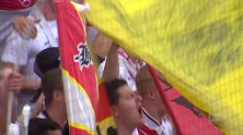 双方赛前通道列队：穆勒密语博阿滕 诺伊尔寒暄齐勒