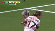 中国U20女足1-3西班牙U20女足，小组第三出线