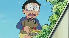 哆啦A梦：大雄躲进了神灯里面也免不了被胖虎教训。