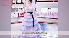 刘亦菲美得真高调，一袭浅紫礼裙秀曼妙身段，颜值回春仙气十足