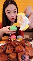 五颜六色的雪媚娘，好吃！