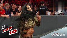 WWE中国-20190418-RAW：十大精彩瞬间 传奇大师AJ降临红队 米兹复仇暴打谢恩麦克曼