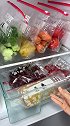 蔬菜、水果、肉类直接放冰箱，记得用上密封袋。不仅不串味，保存时间也更久。密封袋 冰箱收纳