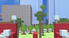 Minecraft动画：史蒂夫城市跑酷