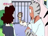 蜡笔小新：妇人要求院长先生解释手里的猫是怎么回事！
