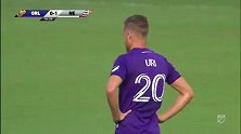 第17分钟新英格兰革命球员希尔点球进球 奥兰多城0-1新英格兰革命