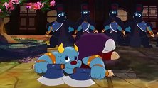 虹猫蓝兔七侠传：大奔受伤了，牛老三要冲进去抓蓝兔了！