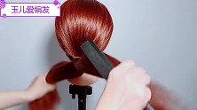 50多岁的女人发量少，学学这样扎马尾，洋气减龄显气质
