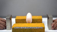 将3颗鸡蛋放在两块钕磁铁中间，会发生什么？下一秒太硬核了！