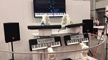 工业机器人电子琴演奏，真是科技改变生活啊！