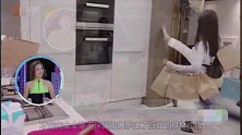 贴身泳衣毫无保留的暴露张天爱真实身材，王大陆的反应太直男了