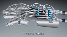 高科技仿生机械手，戴上变成大力士，可以远程操控