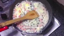 鸡蛋火腿炒饭，简单的鸡蛋炒饭，竟然如此好吃