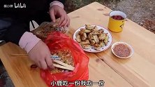 好好吃饭了，胖妹吃煎饺和炒米粉