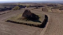 航拍内蒙呼市清水河县东土城烽火台