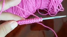 棒针编织漂亮的竖排螺旋纹花样，花样百搭，织啥都特好看