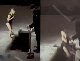 俄罗斯女子跳入冰河里庆祝节日 不幸被水流冲走失踪