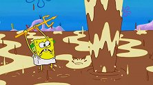 海绵宝宝乱用三叉戟，冰淇淋喷泉停不下来变成大海啸！