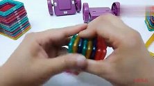 babycare磁力片拼搭，机器人和小轿车