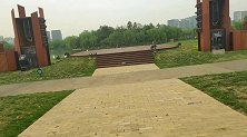 西安大明宫的太液池，唐代皇家后花园，空气清新景色迷人
