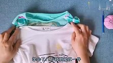 衣服领口太大怎么办？不拆不剪缝几针，3个小技巧教你改小领口