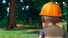 熊出没：强哥大早上就砍树，他好辛苦呀，生活真不容易呀