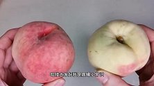 买桃子，就要买“母”的，香甜好吃汁水多，教你窍门，一挑一个准