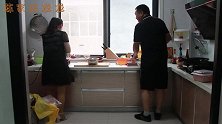 怀孕的霞想吃糖糕，龙龙爸立马动手做起来，酥香可口比卖的还好吃
