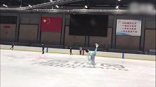 隋文静汉服上冰试炼 衣袂飘飘宛如仙女