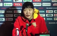 韩旭16+5助女篮取开门红 赛后新闻发布会用英文谈比赛